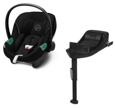 Автокресло Cybex Aton S2 i-Size с базой Base One Moon Black