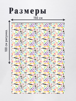 Оксфорд с принтом 3 метра №2 420 D