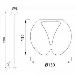 Подвесной светильник Mantra Andromeda 8931+8938