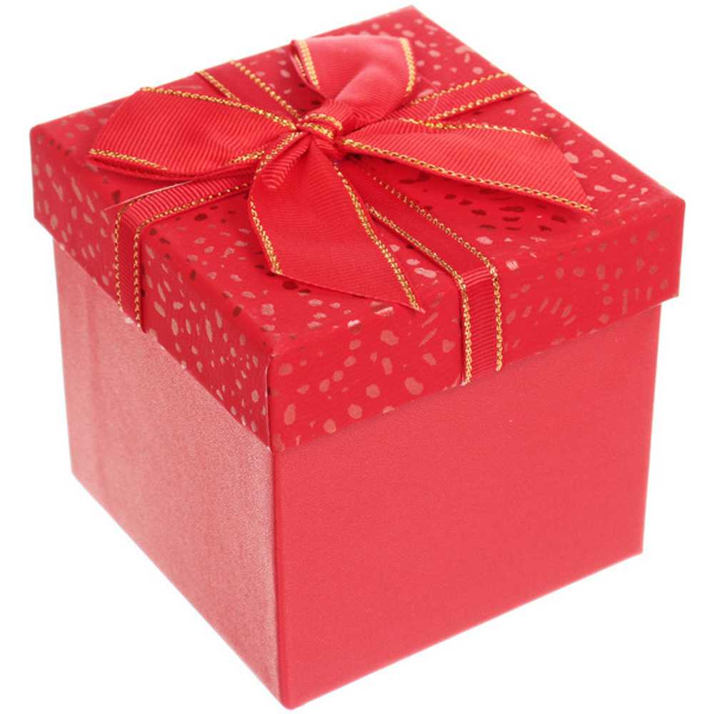 Коробка подарочная «Бант» 10*10*9,5 см