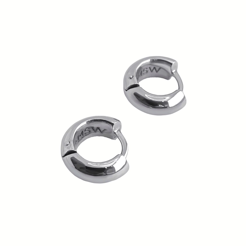 Серьги-конго Серебряные Вкусности