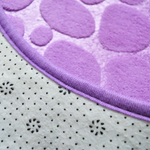 Коврик для туалета Камни Roomis 50*50см (фиолетовый)