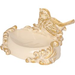 Мыльница Птичка Терра Айвори