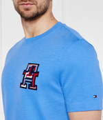 Футболка BADGE TEE Tommy Hilfiger - голубой(MW0MW34423)