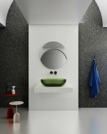 Раковина Abber Kristall AT2805Emerald зеленая