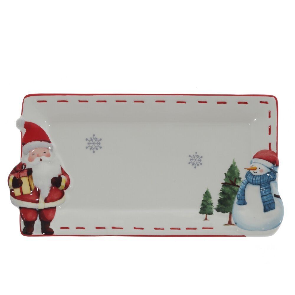 GAEM Блюдо "Веселый Новый год", L26 W13,5 H1,5 см