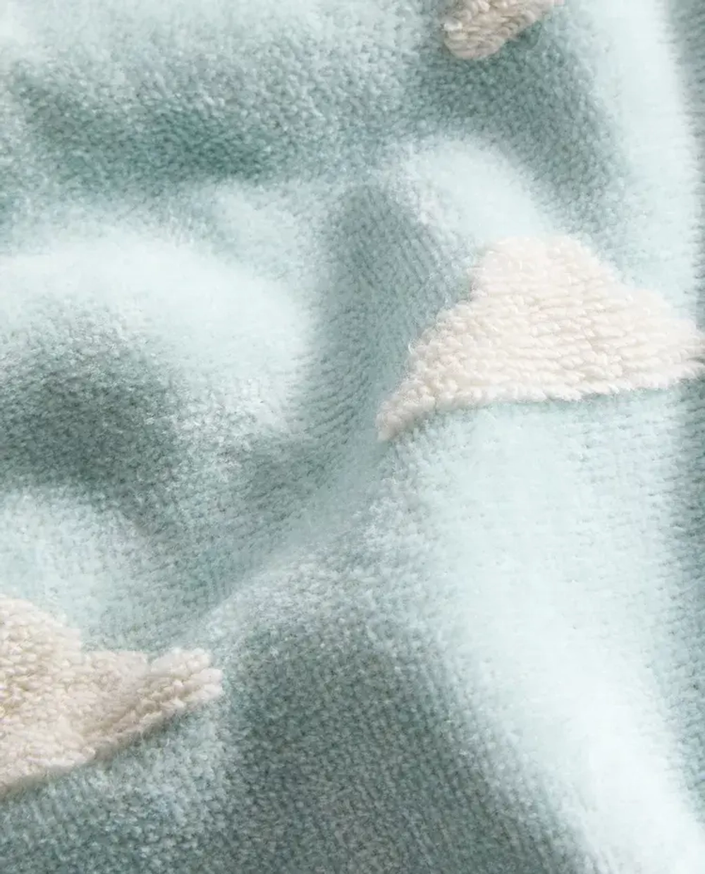 ZARA HOME ДЕТСКОЕ ПОЛОТЕНЦЕ С ПРИНТОМ, СИНИЙ