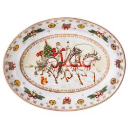 БЛЮДО LEFARD "ТРОЙКА" ОВАЛЬНОЕ 25*19,5*4,5 СМ БЕЛОЕ (КОР=18ШТ.)