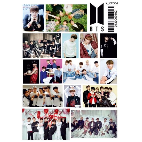 Наклейка А5 k K-Pop 04