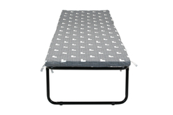 Кровать раскладная Соната мягкая лист 50мм арт.РП-700-Э-50 (цвет ткани серый рис.тетрис (1 шт. в уп.)