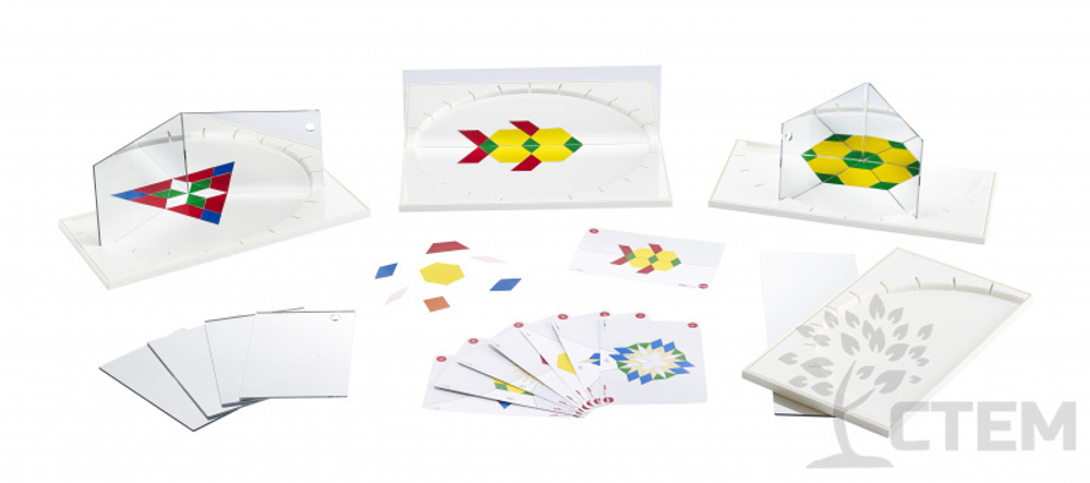 Геометрические зеркала. Набор 10 шт.