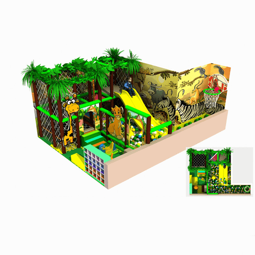 Детский игровой лабиринт "Веселый зоопарк"