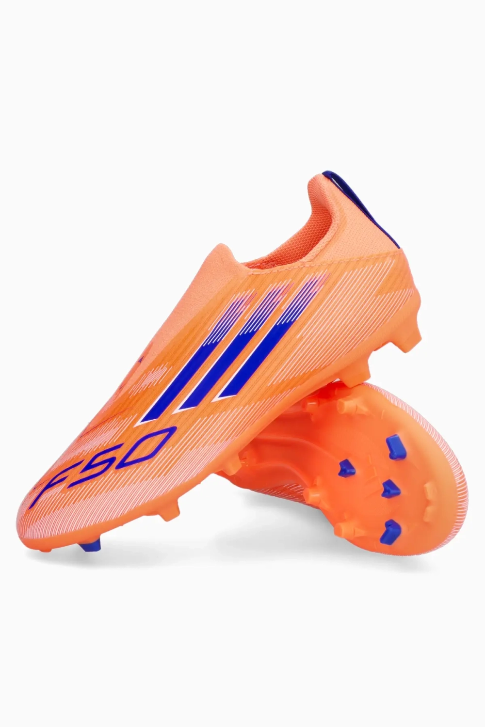 Бутсы adidas F50 League LL FG/MG Junior - оранжевый