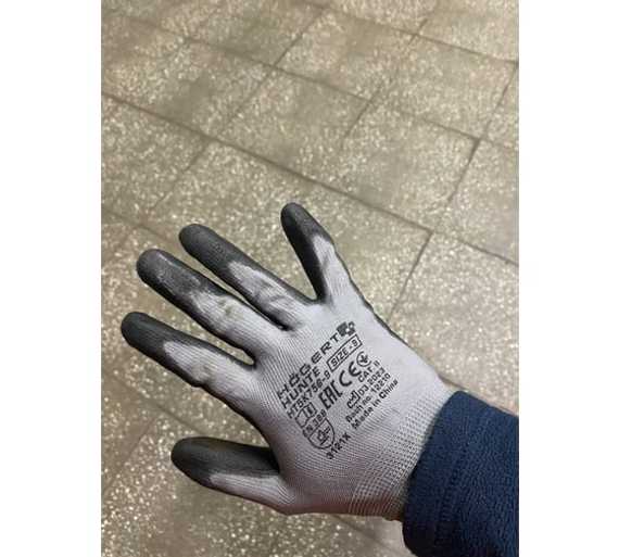 Перчатки рабочие с полиуретановым покрытием HUNTE Högert, арт. HT5K758