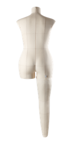 Нога бежевая для манекена Моника, размер 48