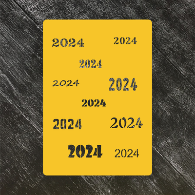 Трафарет Новый год 2024 №4