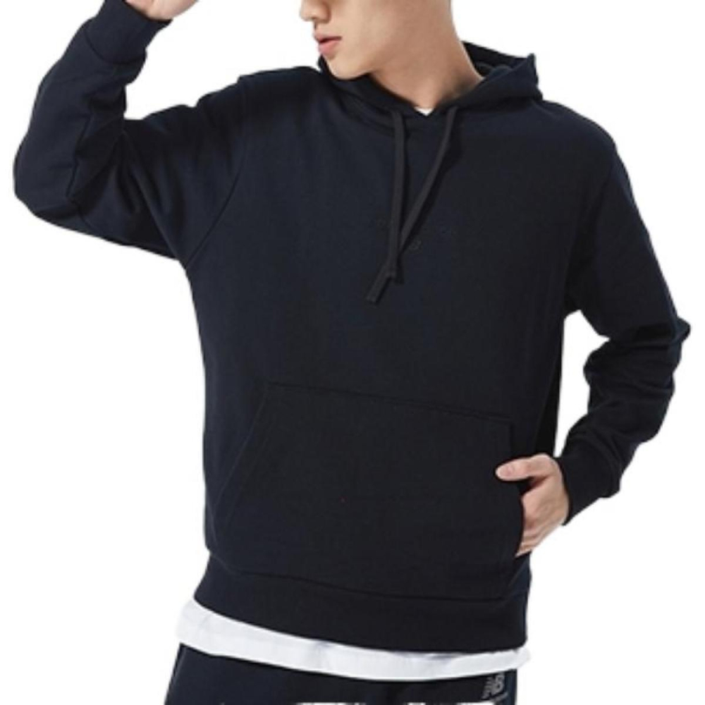 Толстовка New Balance SS22 Classic Evergreen Logo, AMT21570-BK