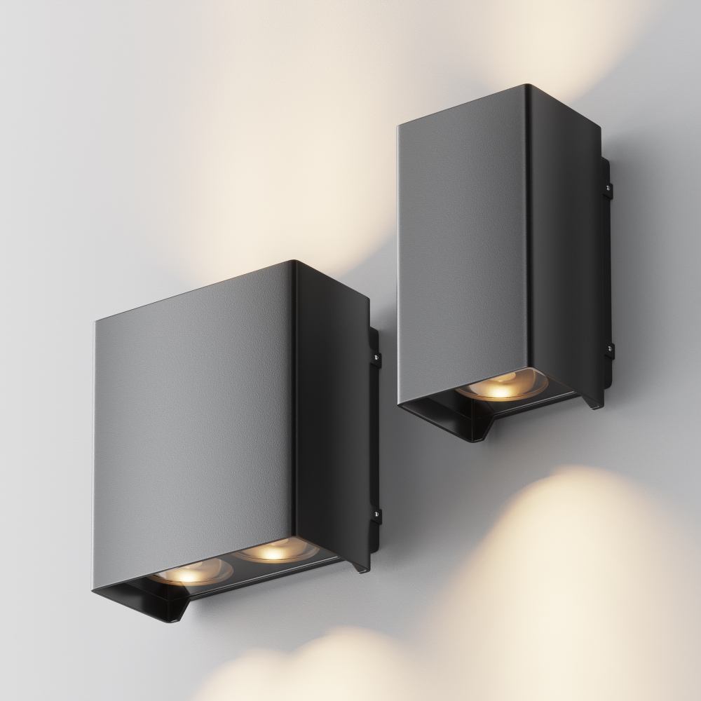 Уличный настенный светильник Outdoor O570WL-L20B3K