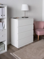 Комод Варма Прайм 4, 80x100x48 см, белый