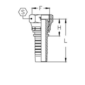 Фитинг DN 25 NPSM 1