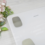 Весы напольные электронные до 180кг, стеклянный корпус, ATH-6163 (white)