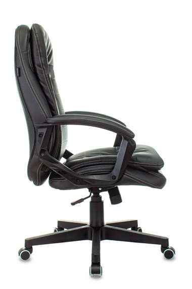 Кресло руководителя Бюрократ T-9950LT черный эко.кожа крестов. пластик