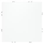 Заглушка VOLTUM S70 с суппортом, (белый матовый)