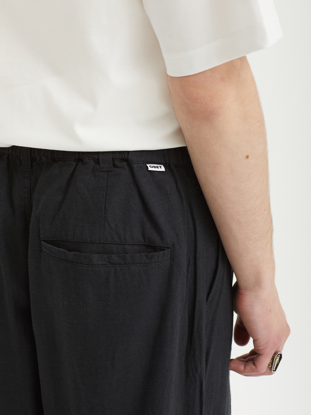 Мужские Брюки (Relaxed Fit) Foster Pleated Linen