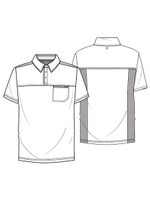 Топ медицинский мужской Cherokee Infinity CK825A, серый, XL