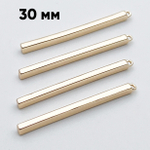 Подвеска Палочка, цвет золото, размер 30*2 мм, цена за 1 шт