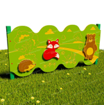 Забор уличный из экопластика 1