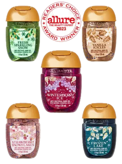 Bath and Body Works Festive Forest PocketBac Hand Sanitizers 5-Pack