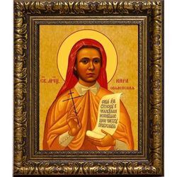 Кира Оболенская мученица. Икона на холсте.