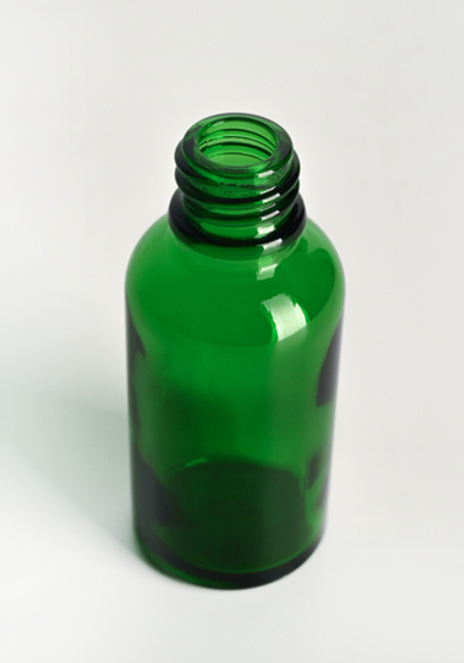Зеленый стеклянный флакон 30 мл.