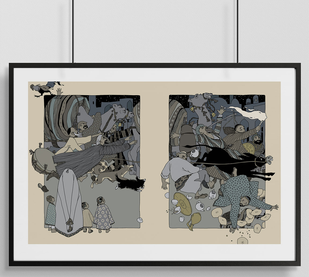 Постеры с иллюстрациями А. Дмитриева и И. Олейникова