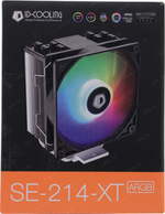 Кулер для процессора ID-Cooling SE Series SE-214-XT-ARGB (4пин,1700/1200/1155/AM4,Al+тепл.трубки)