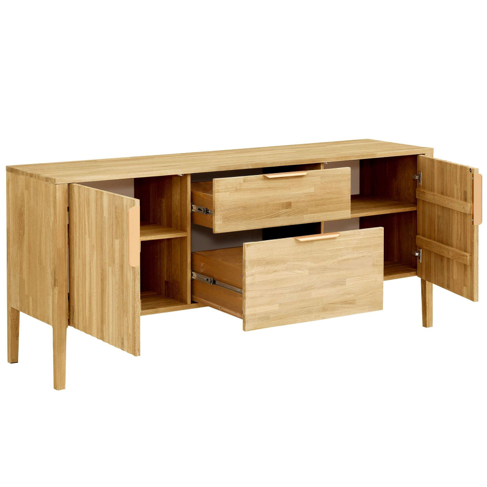 Тумба двухдверная Розенбург из массива дуба