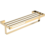 Полка Boheme Q 10947-MG Matt Gold для полотенец