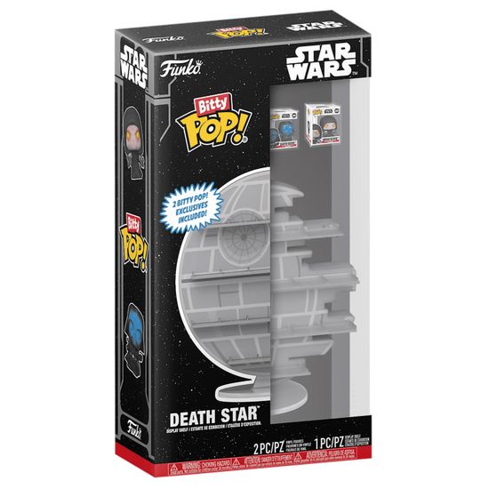 Набор Funko Bitty POP! Display Star Wars Death Star +2 Bitty POP! Emperor Palpatine, Darth Vader (electrified) 81293 / Набор Фанко Битти ПОП! по мотивам вселенной "Звездные войны", Звезда смерти