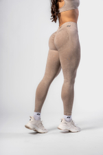 Леггинсы High Waisted Push-Up Leggings TOTALLY SEAMLESS 303 Кремовые