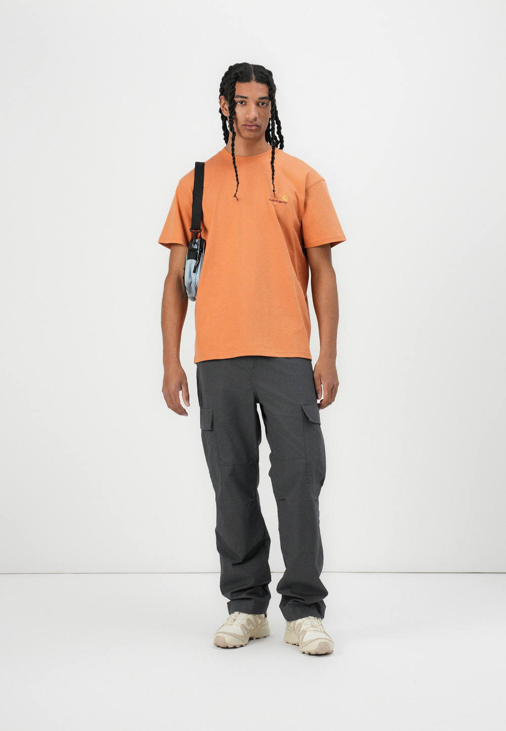 Carhartt WIP Базовая футболка - Оранжевый