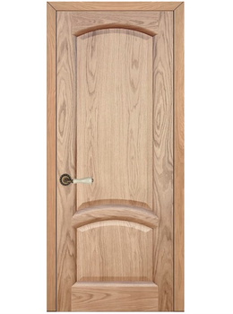 Межкомнатная дверь шпонированная Дворецкий Соло дуб натуральный глухая