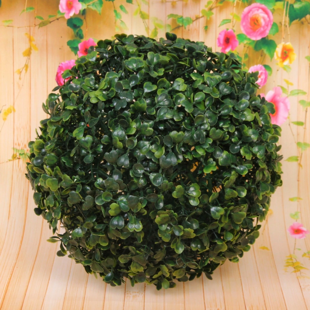 Искусственное растение шар «Самшит» темно-зеленый D-23см Ultramarine