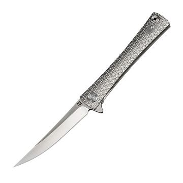 Складной нож Artisan Cutlery 1805G-GYS S Waistline c клинком из стали CPM-S35VN, рукоять Титановый сплав Titanium TC4 Aloy