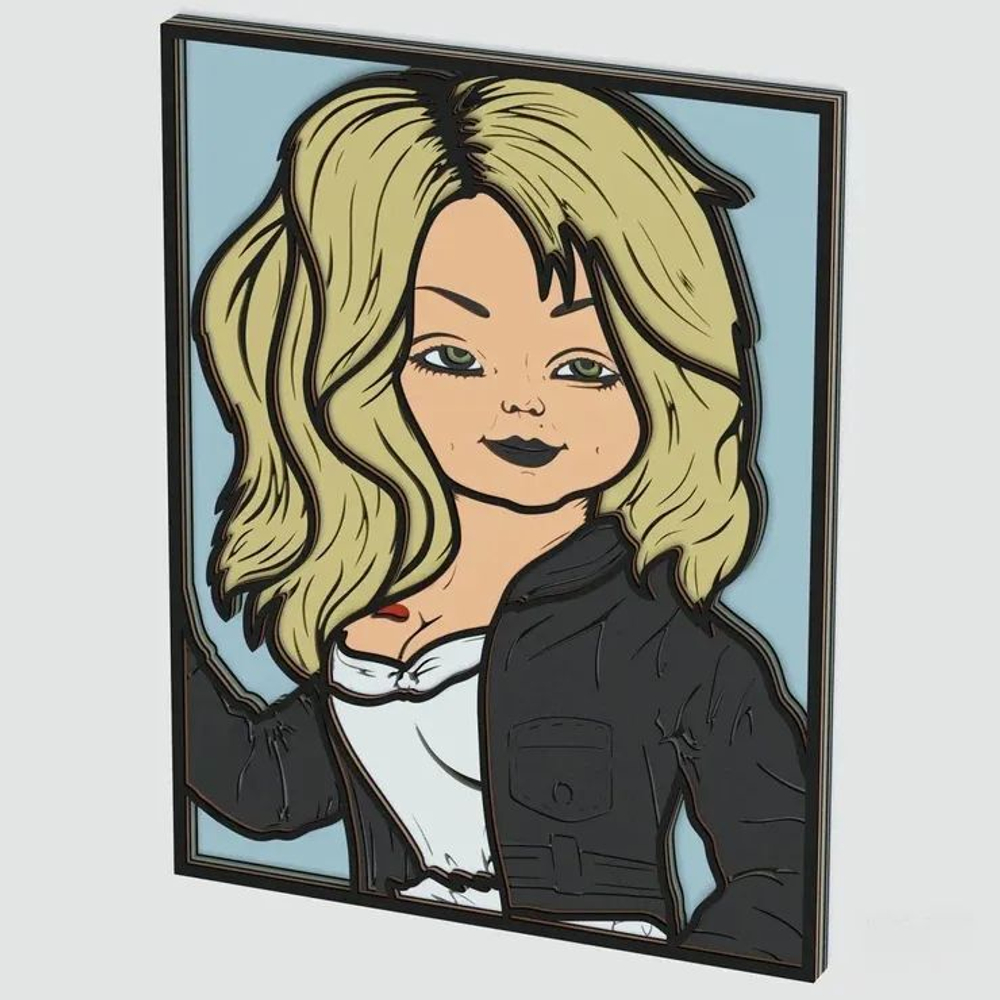 3D Картина по номерам из дерева Тиффани, 38x50 см