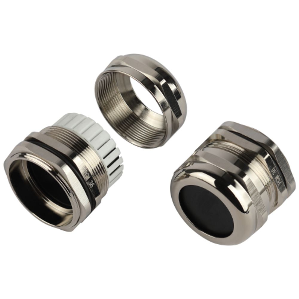 Кабельный ввод сальник ЭРА NO-224-262 латунный PGM 36 (d отв.47 мм / d провод.25-32 мм) IP68 (упаковка 3 штуки) | Кабельные вводы (сальники)