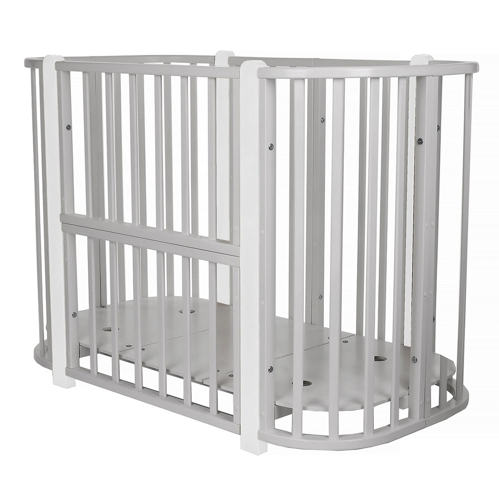 PITUSO Кровать детская + маятник 5/1 Asti Серый-Белый