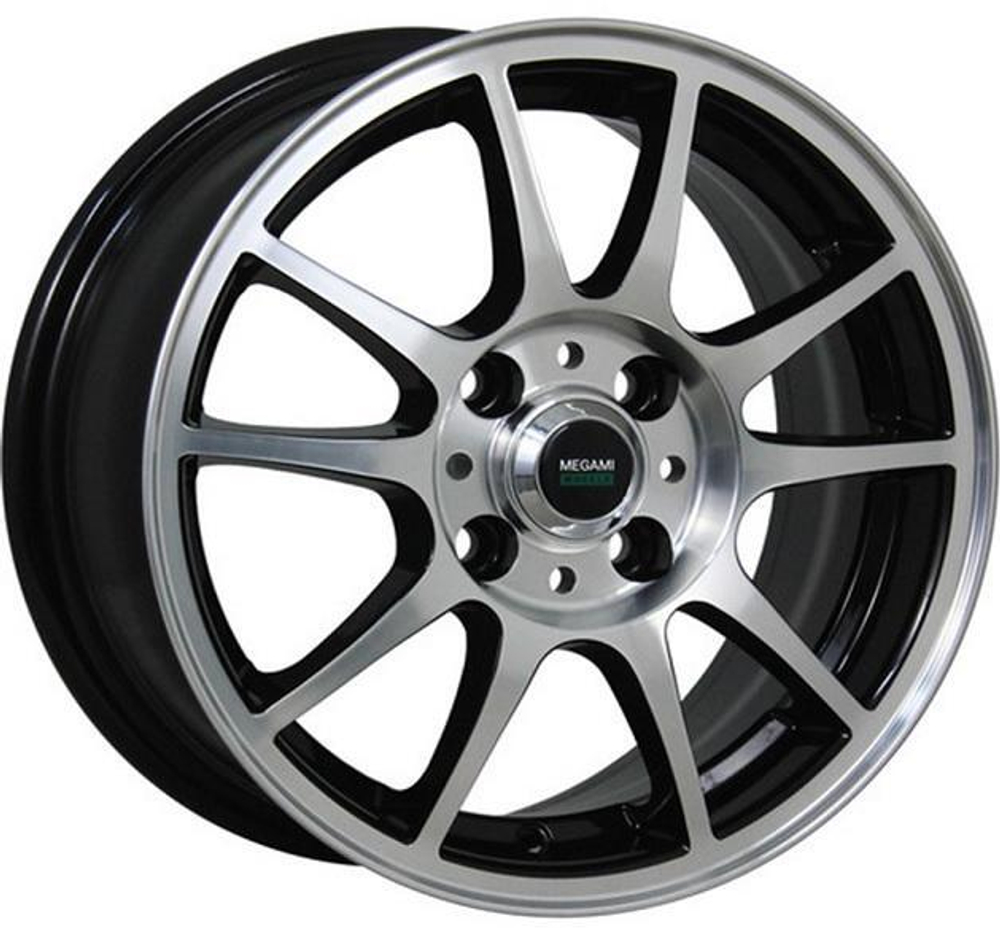 Megami MGM-5 6x15 5x100 ET 38 Dia 57.1 (HBFP)