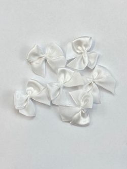 Бантик белый 3,5 см