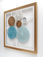 Панно на стену для интерьера "Абстракция" 27*57 см